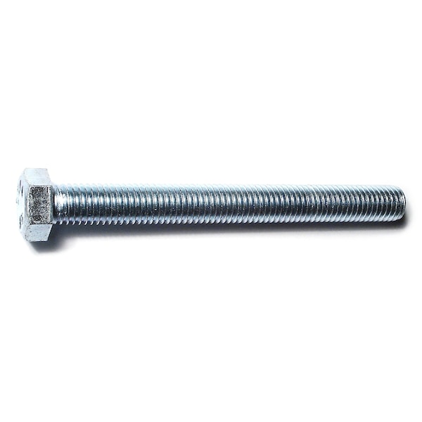 Midwest Fastener 5/8"-11 Hex Head Tap Bolt, Zinc Plated Steel, 6 in L, 25 PK 50839 - main